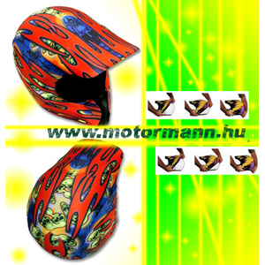 HelmetSkinz Tribal Skulls - Sisakhuzat