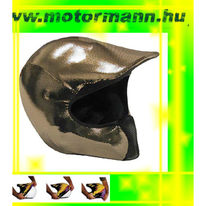 HelmetSkinz Gold Chrome - Sisakhuzat