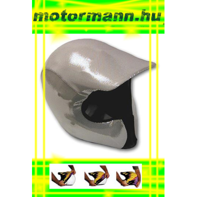 HelmetSkinz White Chrome - Sisakhuzat
